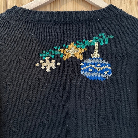 Vintage Signature by Northern Isles Hand Knit Christmas Sweater Size XL - Picture 7 of 8